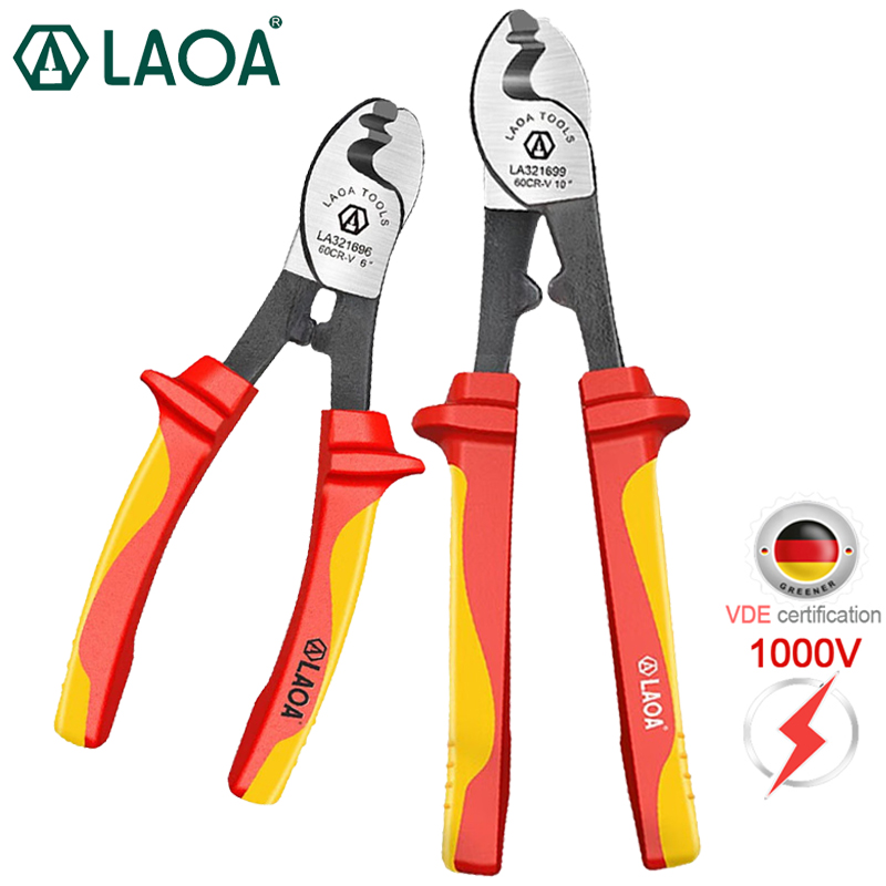 Power Tools Japan - LAOA 6inch Insulated Cable Scissors 1000V