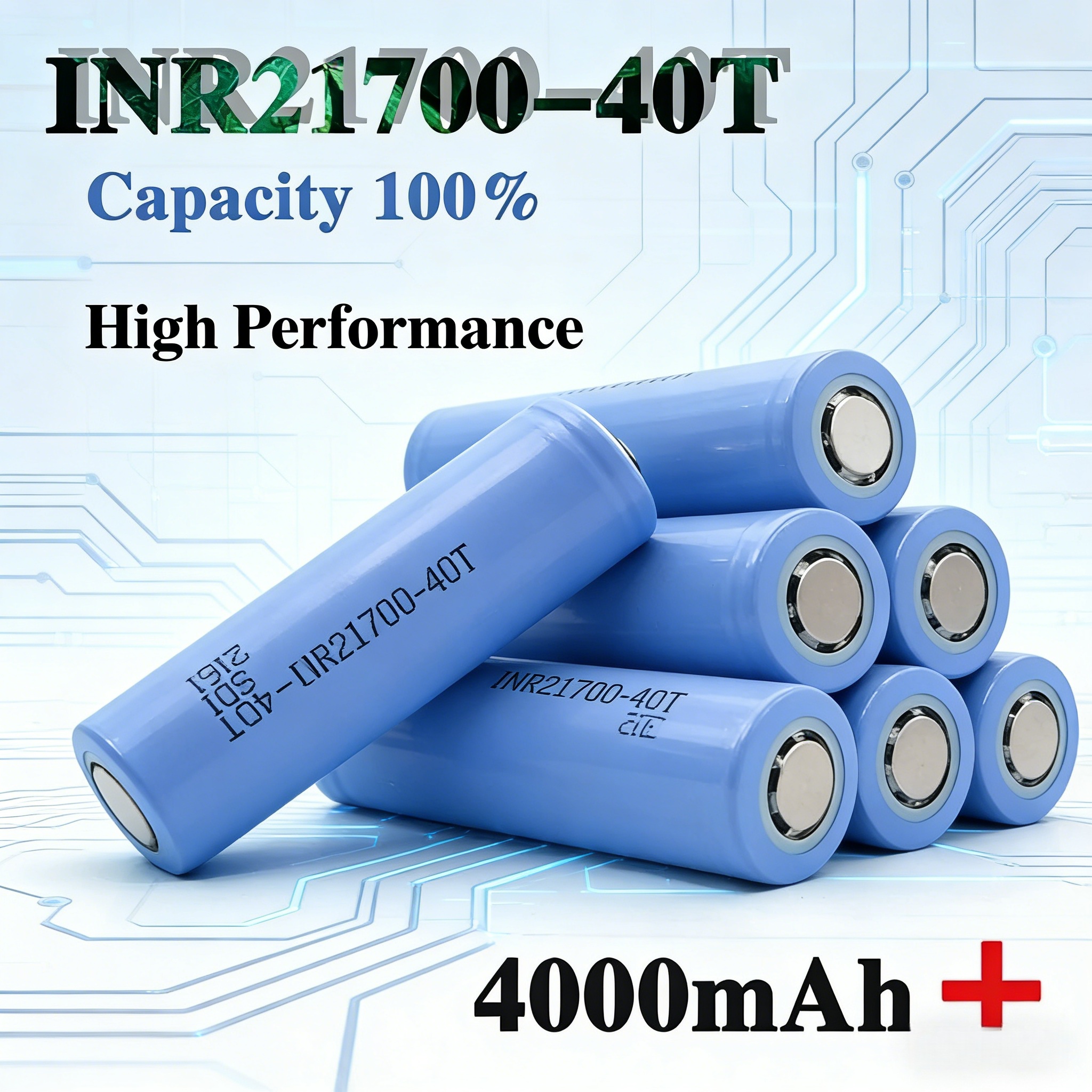 Power Tools Ltd - INR21700 4000mAh 3.7V Rechargeable Li-ion Battery,