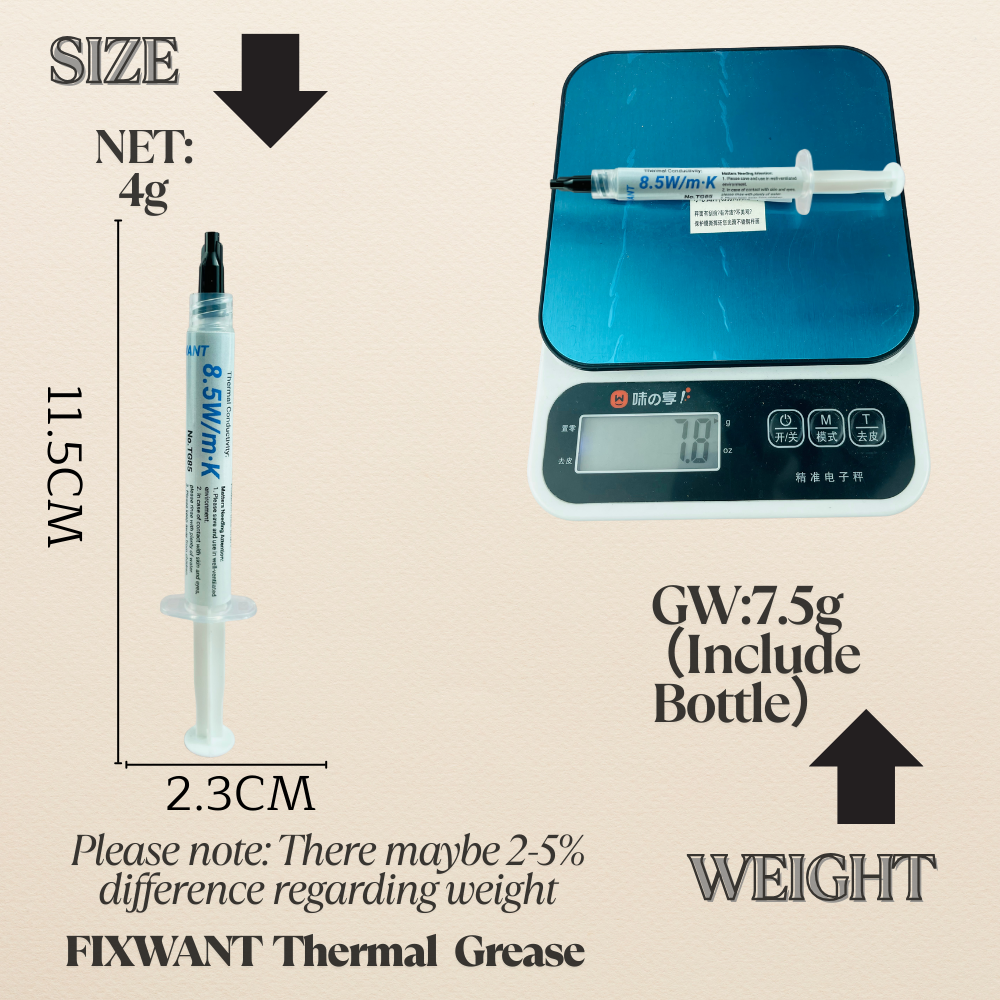 8.5w/m·k Thermal Paste Heat Co - Power Tools Grease incelemesi ve fiyatı