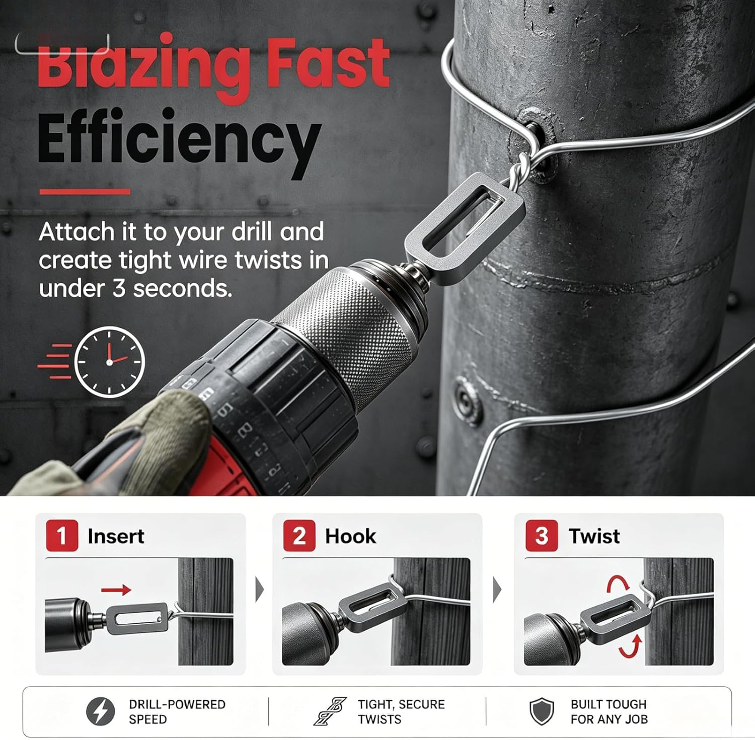 Rebar Tie Wire Winder Tool 1/4 - Power Tools In Construction incelemesi ve fiyatı