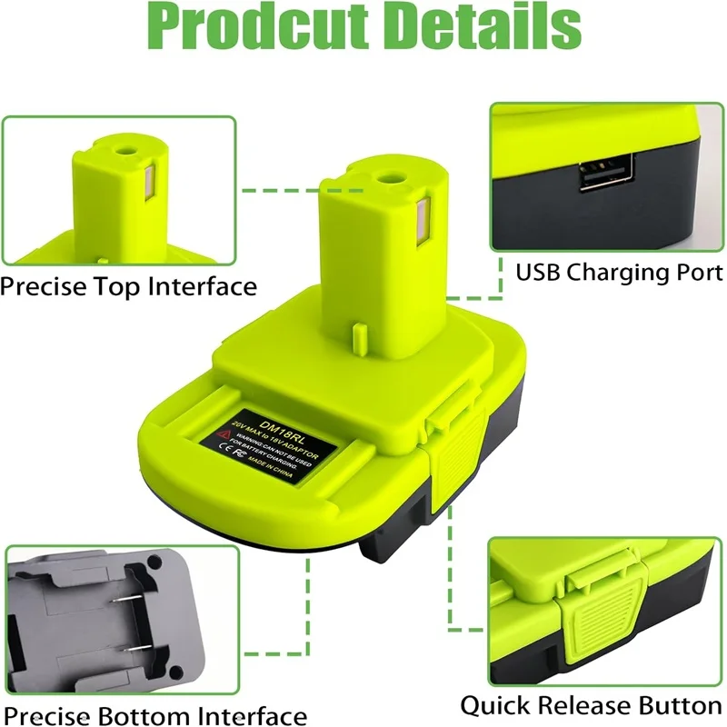 Battery Adapter Use for Ryobi  - Power Tools Battery Adapter incelemesi ve fiyatı