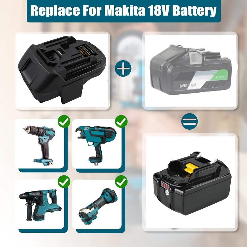 ALASICKA Battery Adapter HK18M - Power Tools Battery Adapter incelemesi ve fiyatı