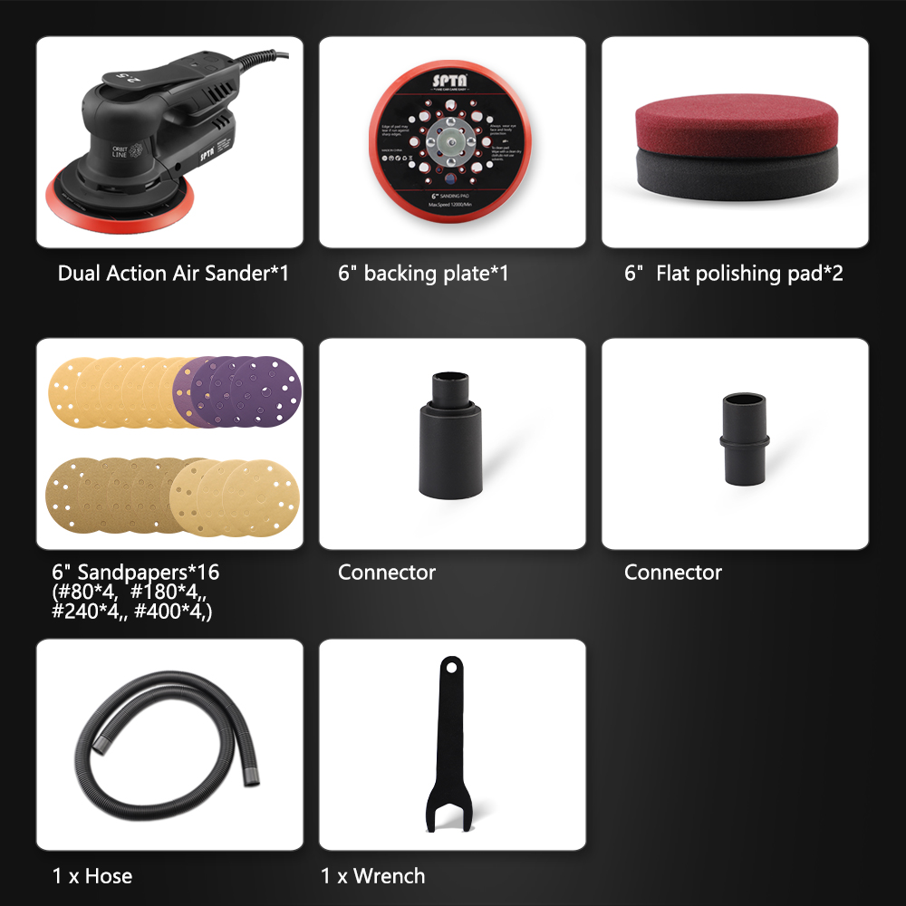 SPTA 350W Electric Car Random  - Random Orbital Sander incelemesi ve fiyatı