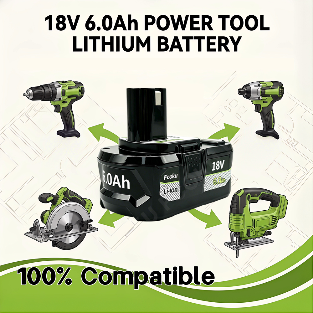 18V 6.0Ah Rechargeable Li-ion  - Power Tools Ltd incelemesi ve fiyatı