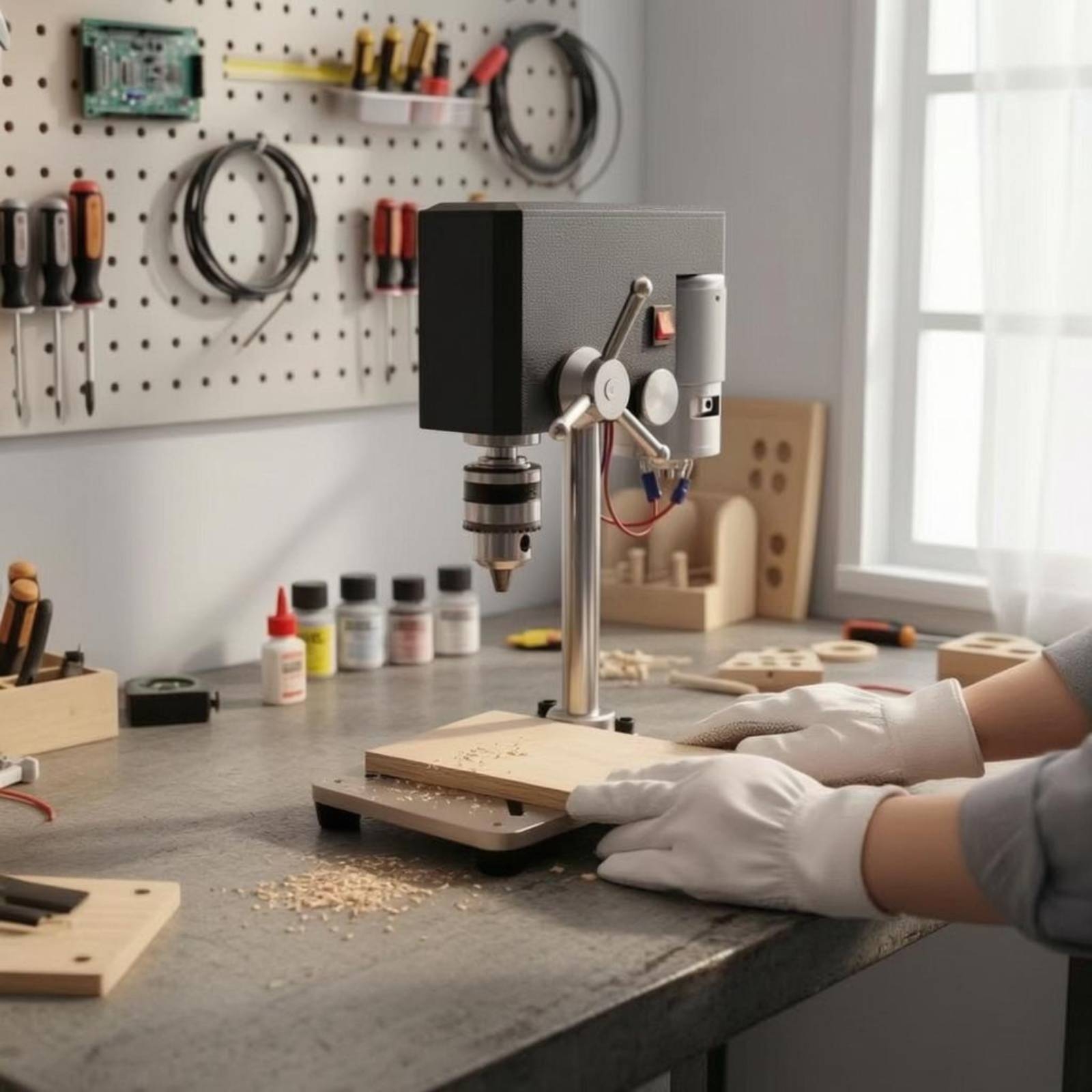 Mini Bench Drill Press Small S - Power Tools Portable incelemesi ve fiyatı