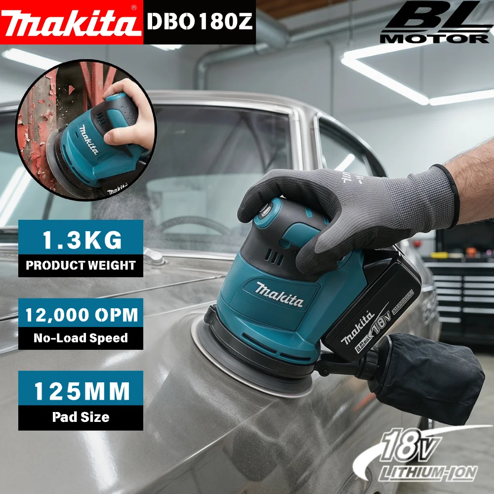 Makita DBO180 Rechargeable Dis - Random Orbital Sander incelemesi ve fiyatı