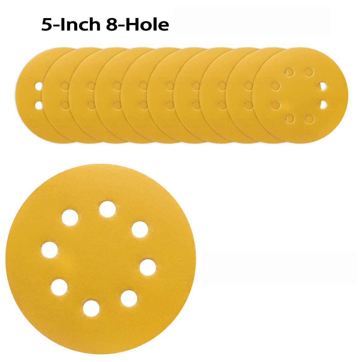 10-100PCS 5 Inch 8 Hole Sandin - Random Orbital Sander incelemesi ve fiyatı