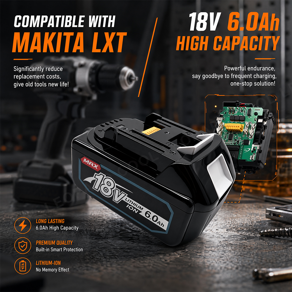 For Makita LXT 18V 6.0Ah High  - Power Tools Ltd incelemesi ve fiyatı
