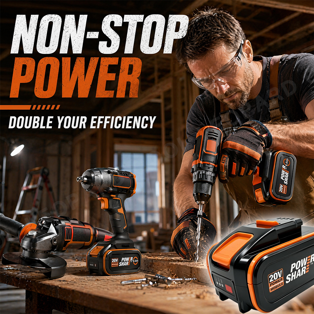 For Worx  20V Lithium Battery  - Power Tools Ltd incelemesi ve fiyatı