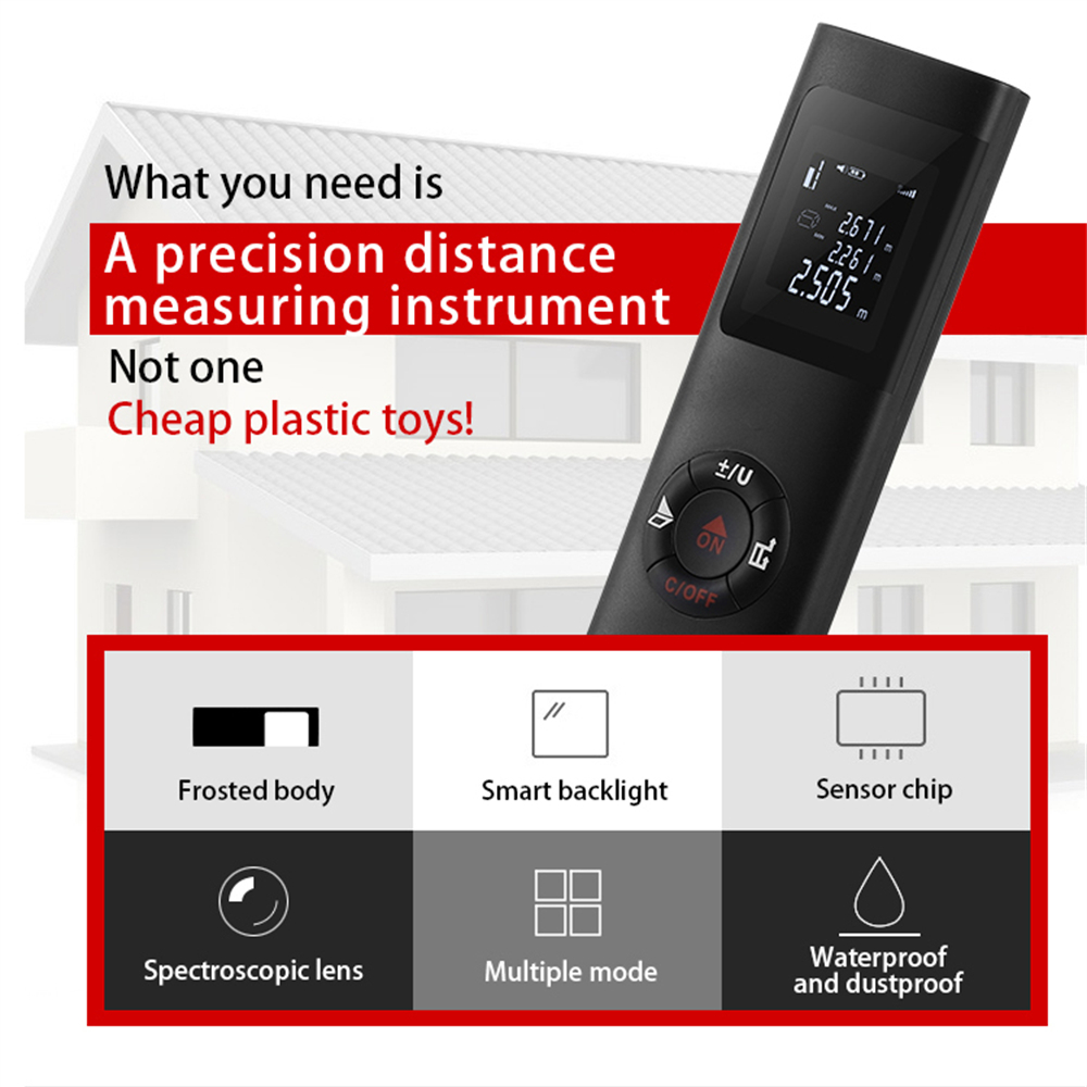 40M Laser Distance Meter Laser - Power Tools In Construction incelemesi ve fiyatı