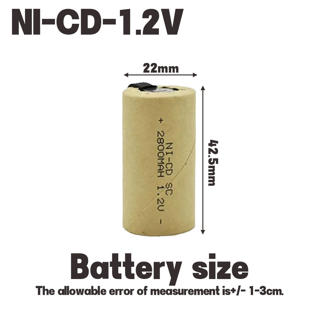 2800mAh 1.2V Ni-Cd Rechargeabl - Power Tools Ltd incelemesi ve fiyatı