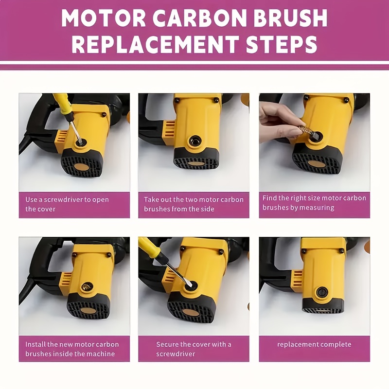 46-Piece Electric Motor Carbon - Power Tools Carbon Brush incelemesi ve fiyatı