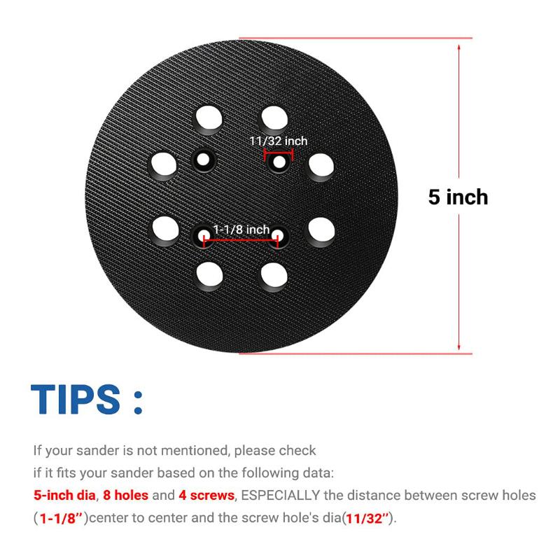 1Pcs Replacement Sanding Pad 5 - Random Orbital Sander incelemesi ve fiyatı
