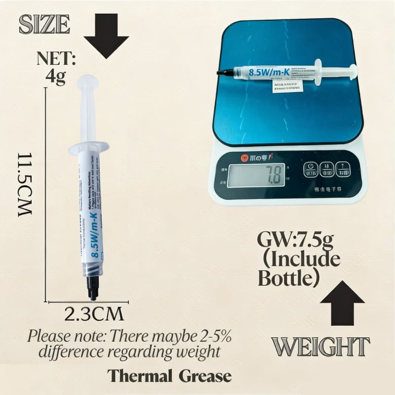 8.5w/m·k Thermal Paste Heat Co - Power Tools Grease incelemesi ve fiyatı