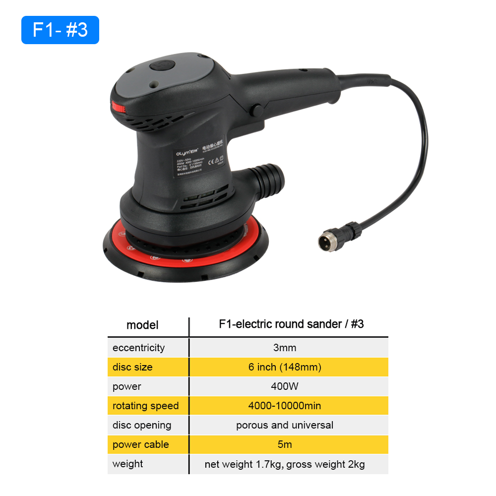 HONGMAI Orbit 3Mm Central Vacu - Random Orbital Sander incelemesi ve fiyatı