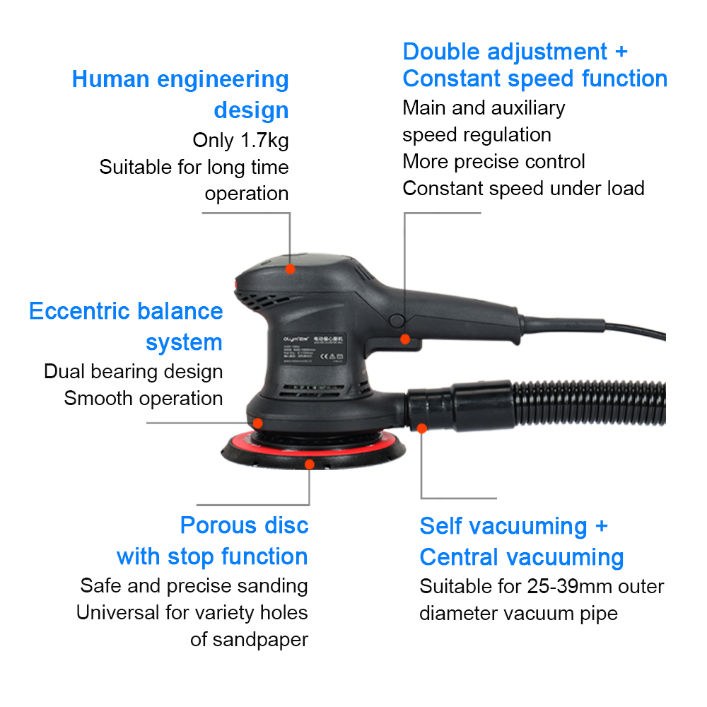 HONGMAI Orbit 3Mm Central Vacu - Random Orbital Sander incelemesi ve fiyatı