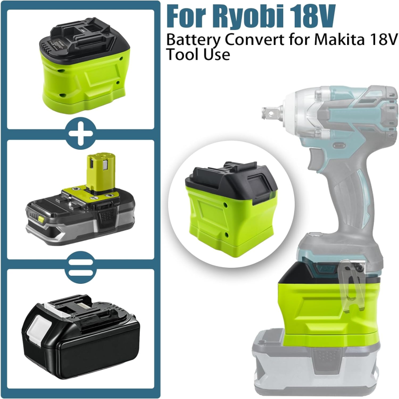 Battery Adapter For Ryobi 18V  - Power Tools Battery Adapter incelemesi ve fiyatı