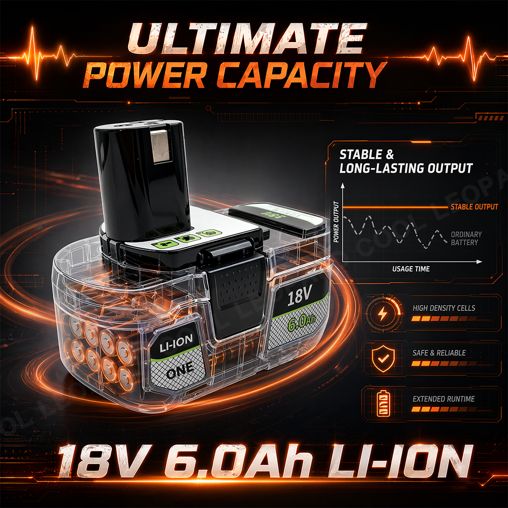 6.0Ah 18V Lithium Ion Battery  - Power Tools Ltd incelemesi ve fiyatı