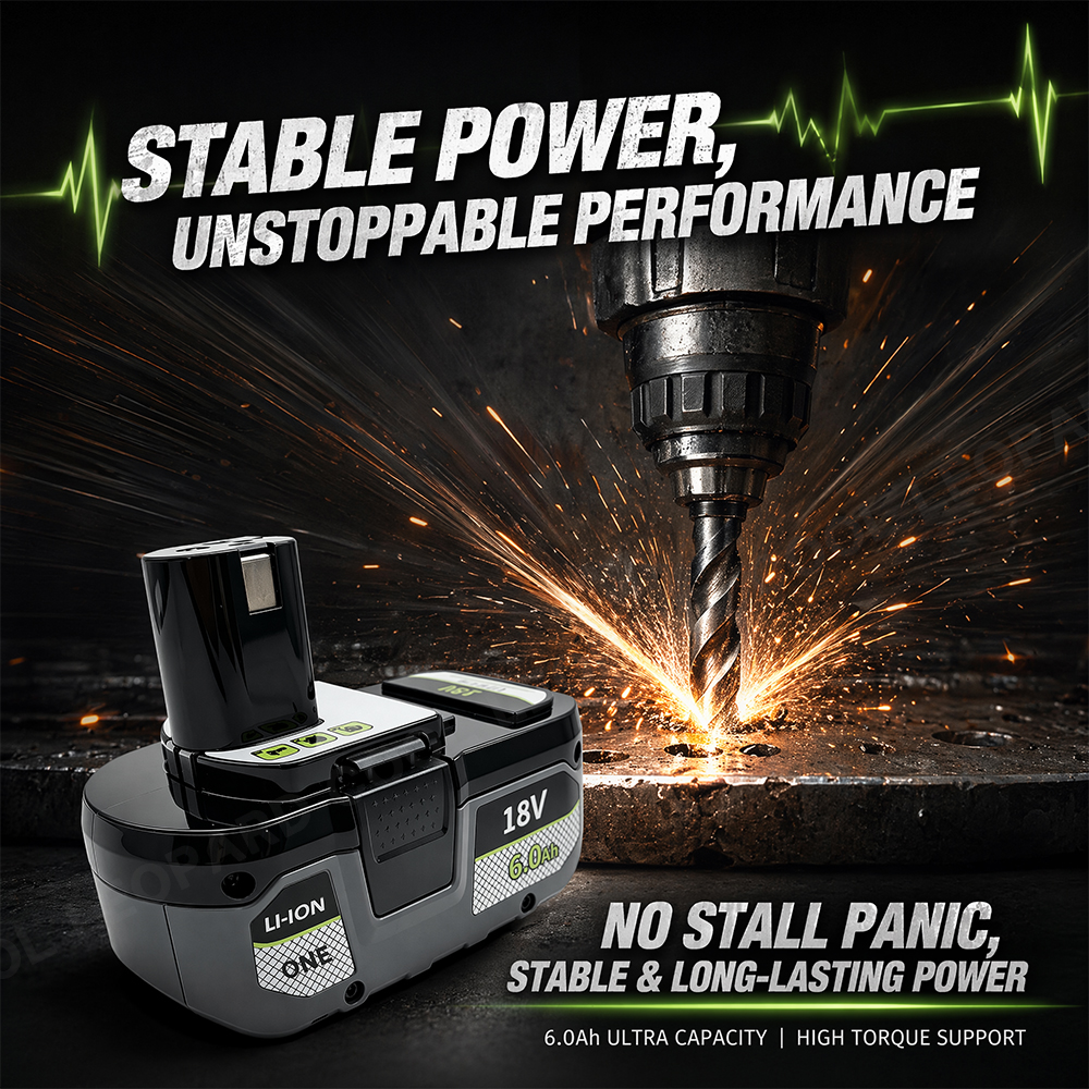 6.0Ah 18V Lithium Ion Battery  - Power Tools Ltd incelemesi ve fiyatı