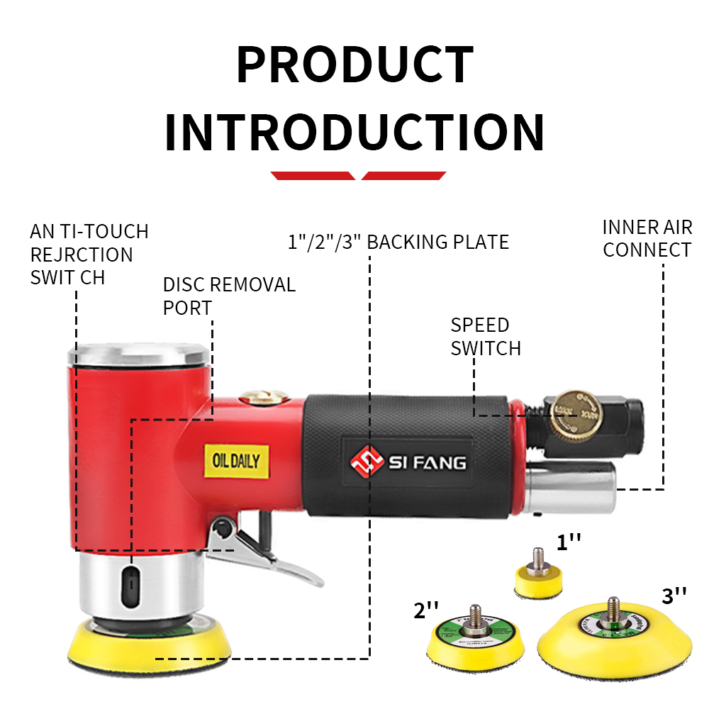 SIFANG Random Orbit Air Sander - Random Orbital Sander incelemesi ve fiyatı