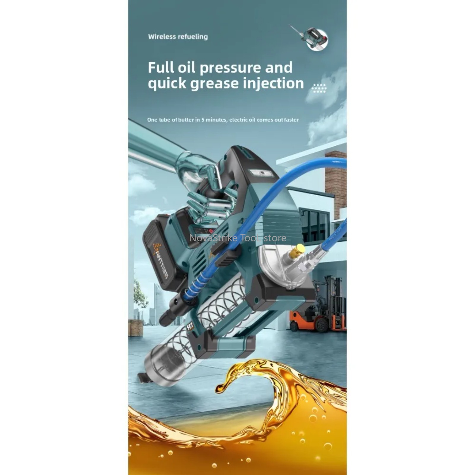 Brushless 600CC Electric Greas - Power Tools Grease incelemesi ve fiyatı
