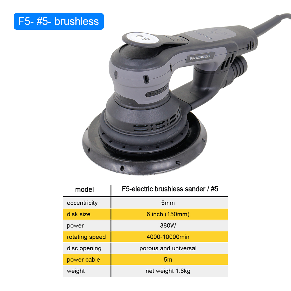 HONGMAI Wholesale 6 Inches 380 - Random Orbital Sander incelemesi ve fiyatı