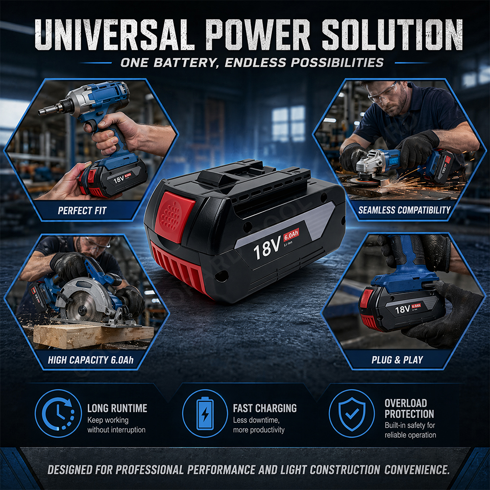 18V 6.0Ah Li-ion Battery for B - Power Tools Ltd incelemesi ve fiyatı